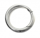 Karabiner rund, silber